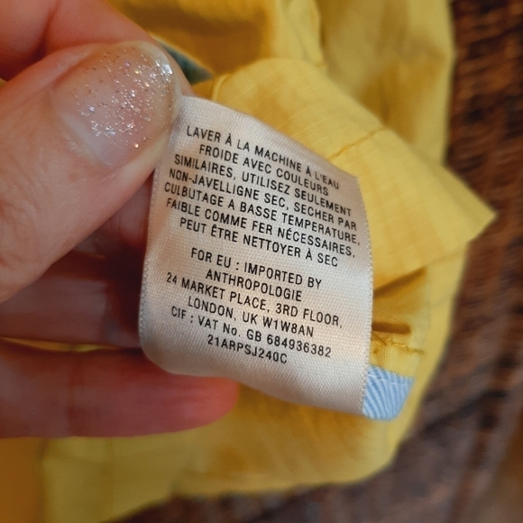 Anthropologie Daughters Of The Liberation Funnel Neck Utility Jacket 0 Ruffles - Picture 10 of 10